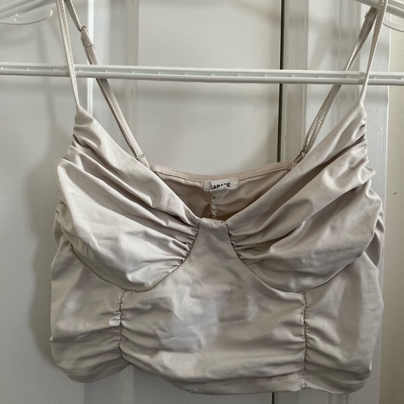 GARAGE- Crop tank top 🩶 - Picture 1 of 8